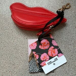 Diane Von Furstenberg for target 🎯 Red Lip Key Holder NWT